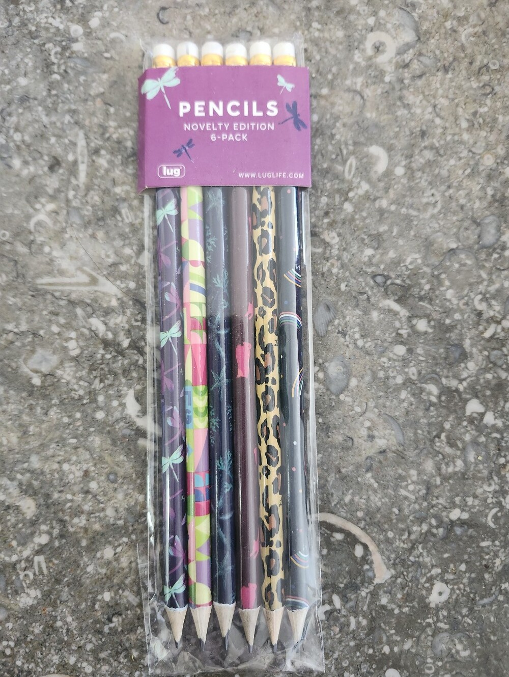 Lug - 6 Pack Pencils - Novelty Edition